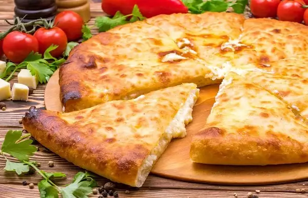 Осетинский пирог с творогом и сыром